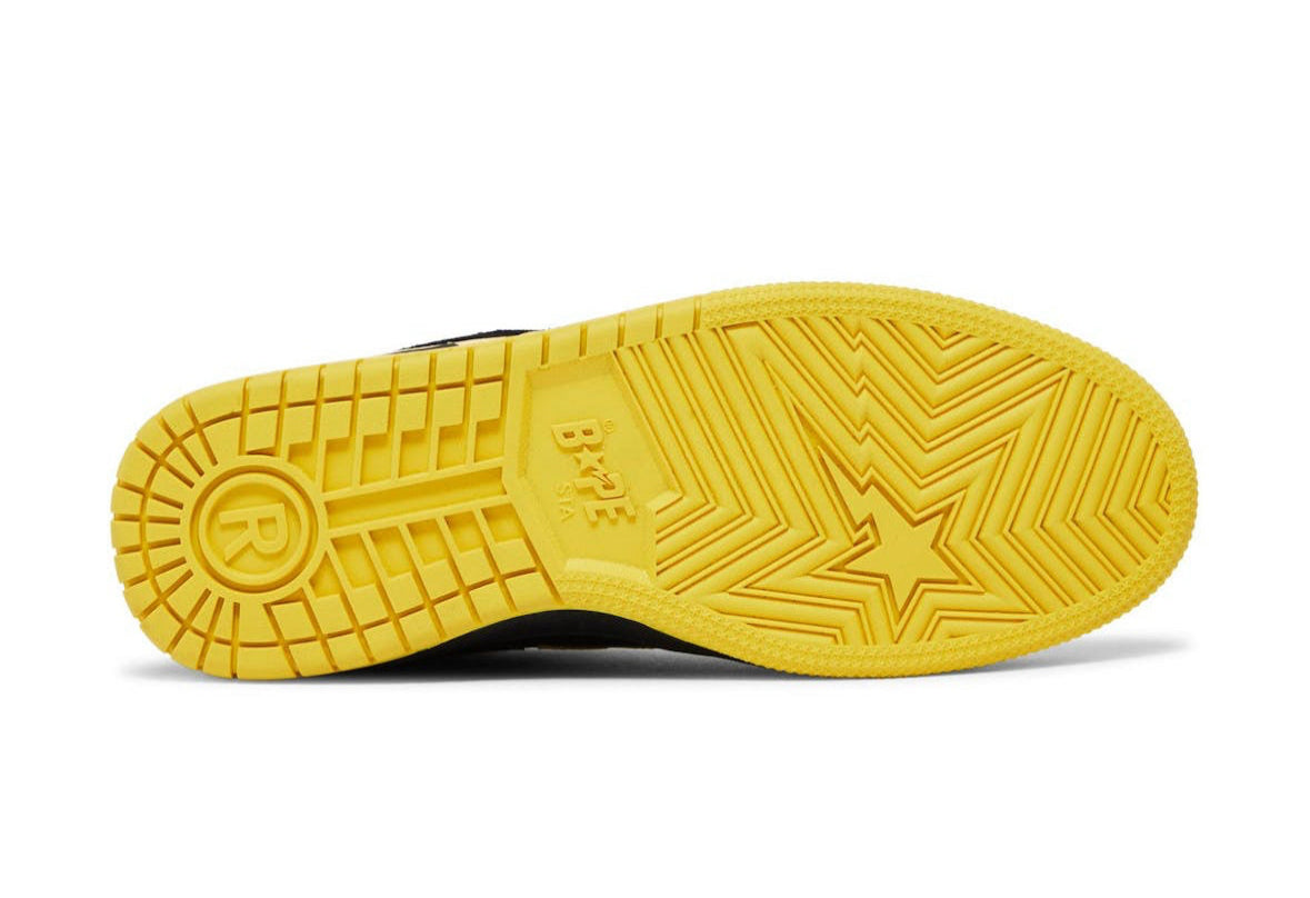 Sk8 Sta Black Electric Yellow