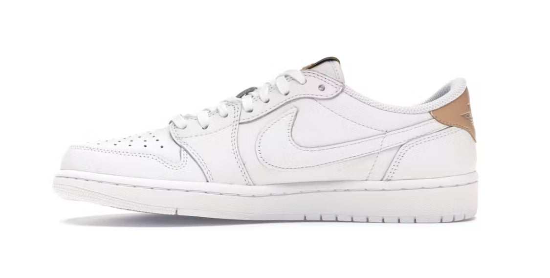 Air Jordan 1 Retro Low OG White Vachetta