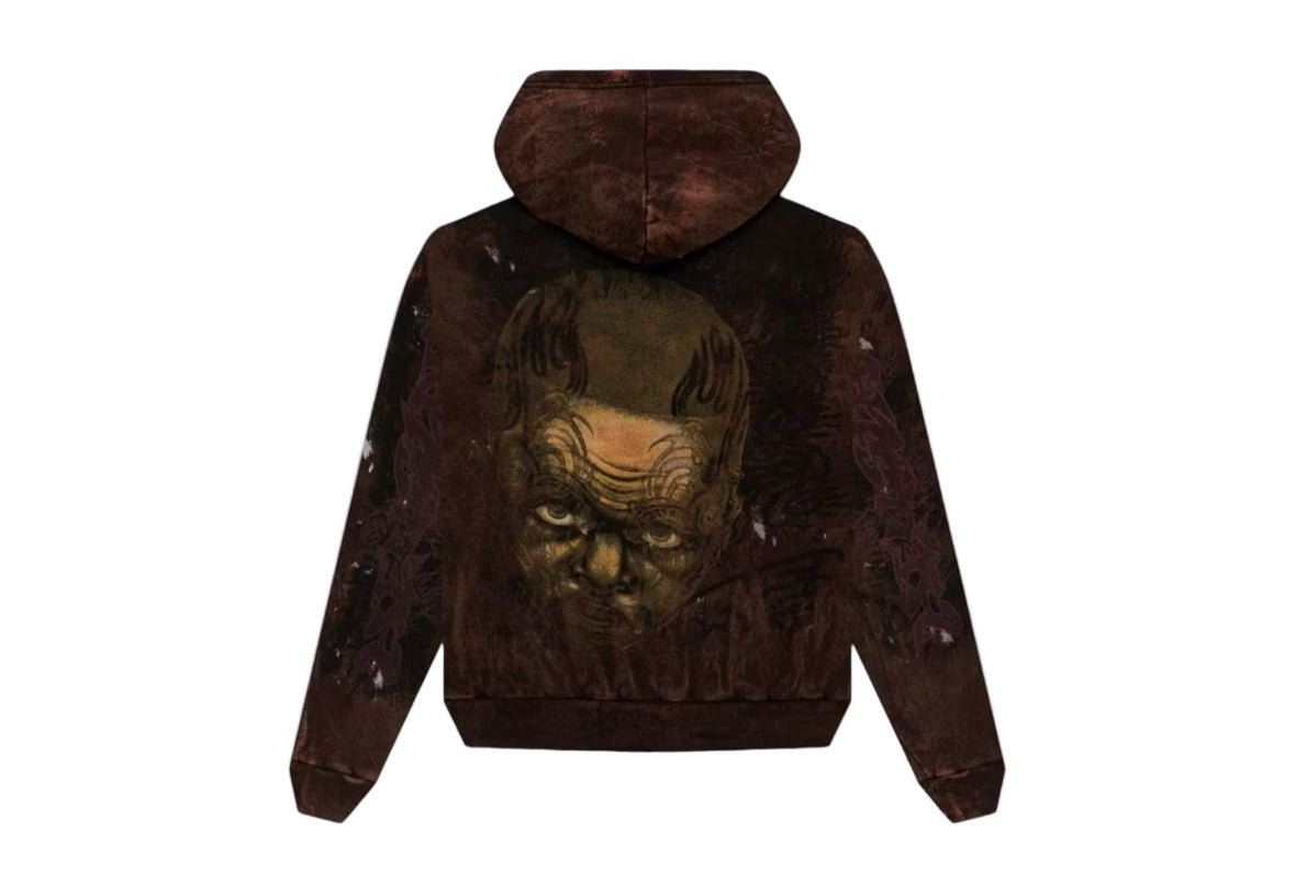 Graffiti Hoodie Brown