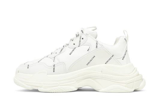 Triple S Trainer All Over Logo White