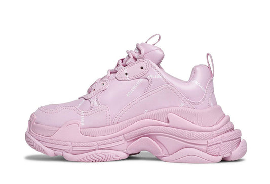 Triple S Sneaker All Over Logo Pink