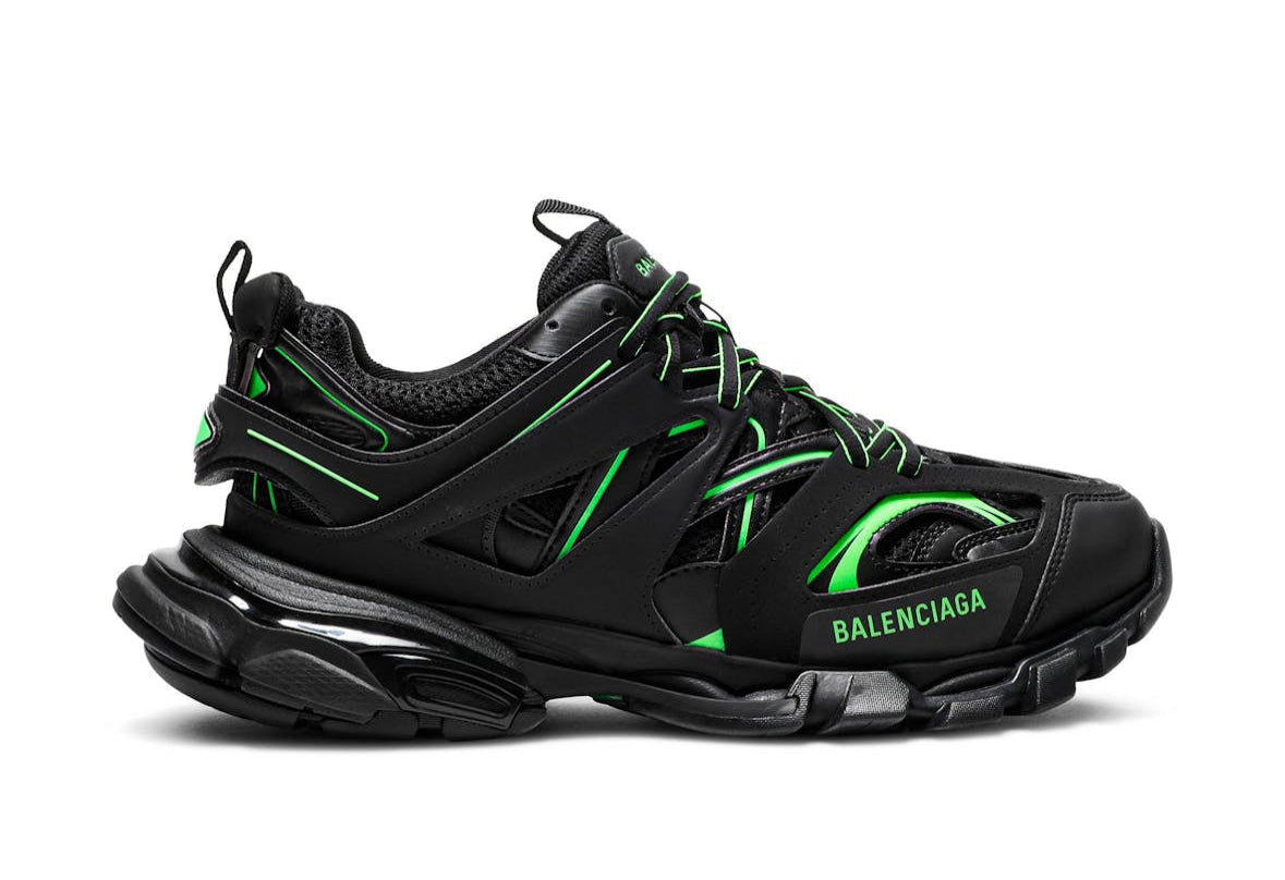 Track Sneaker Black Green