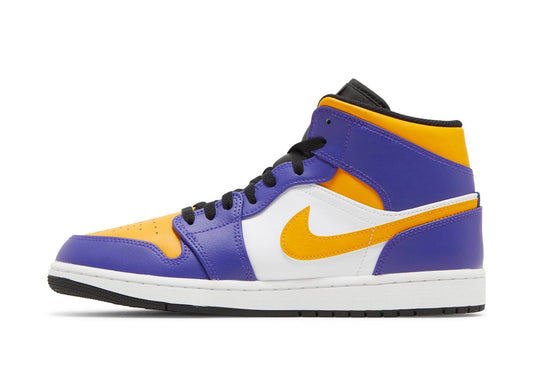 Jordan 1 Mid Lakers