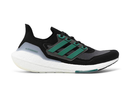 UltraBoost 21 Black Sub Green