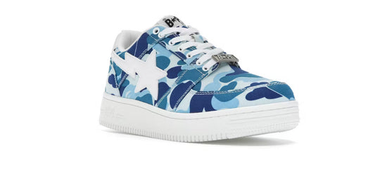 BAPE Bapesta Low Blue ABC Camo