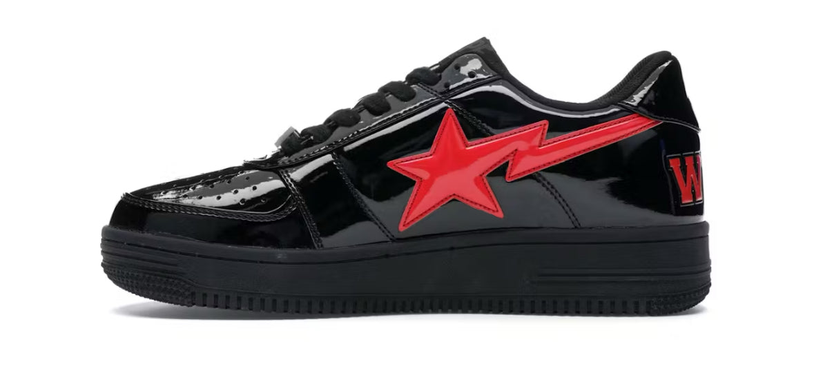 BAPE Bapesta Low Black Shark Face