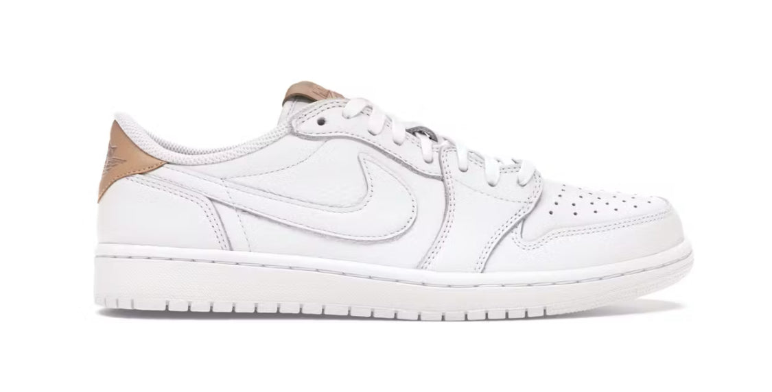 Air Jordan 1 Retro Low OG White Vachetta