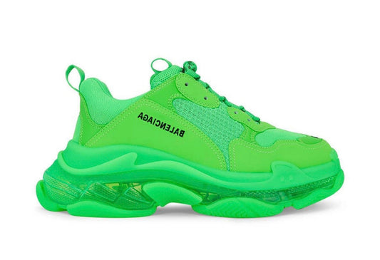 Triple S Sneaker Clear Sole Green