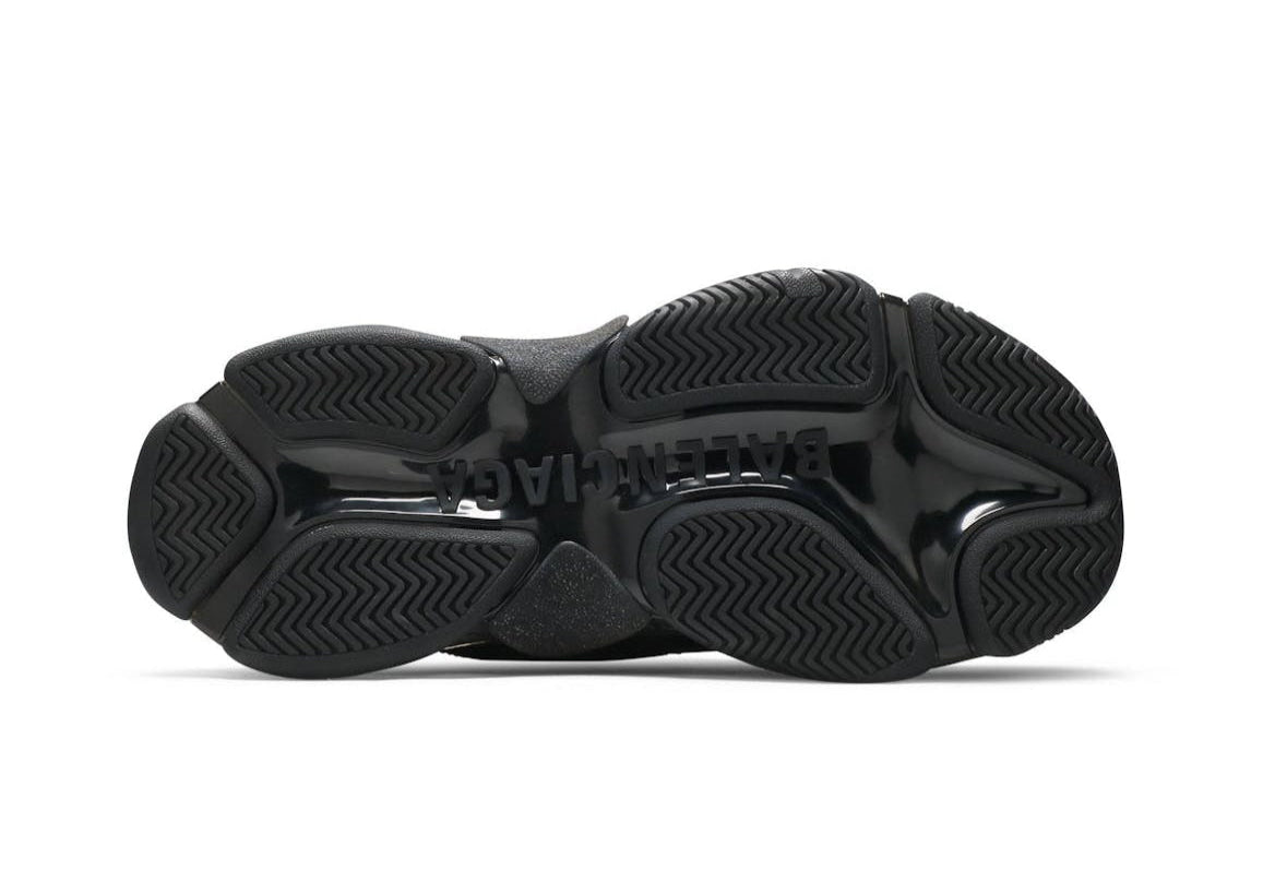Triple S Sneaker Clear Sole Black