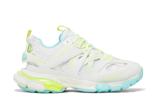 Track Sneaker White Neon Yellow