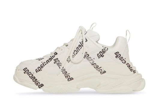 Triple S Logotype White