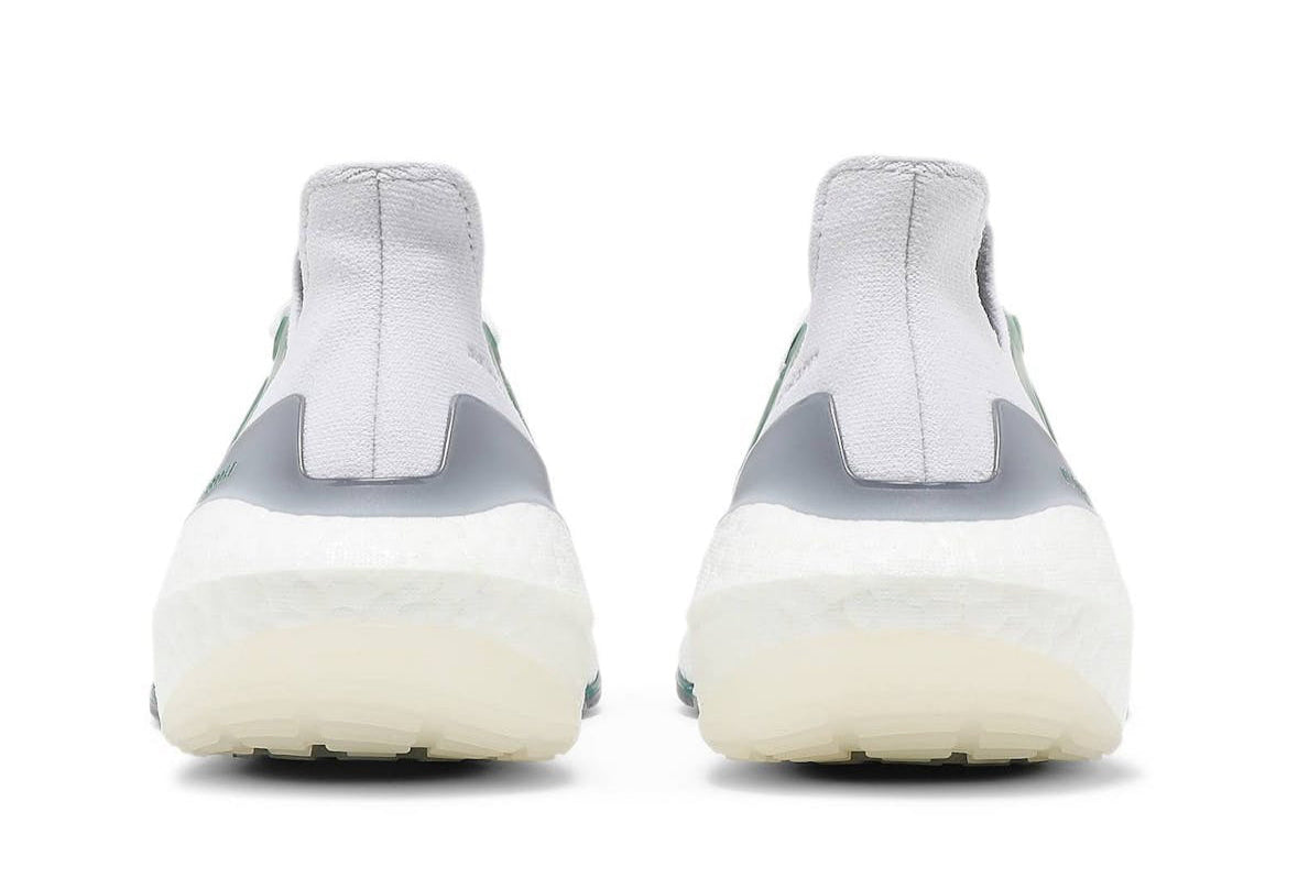 UltraBoost 21 White Sub Green