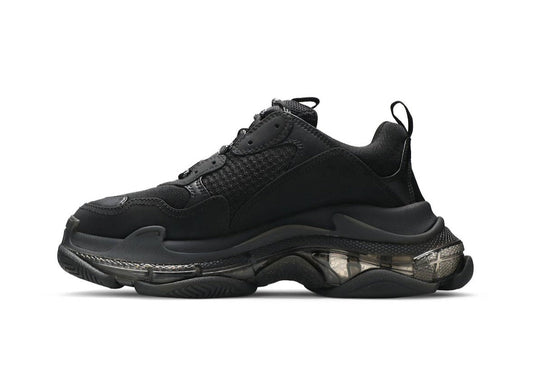Triple S Sneaker Clear Sole Black