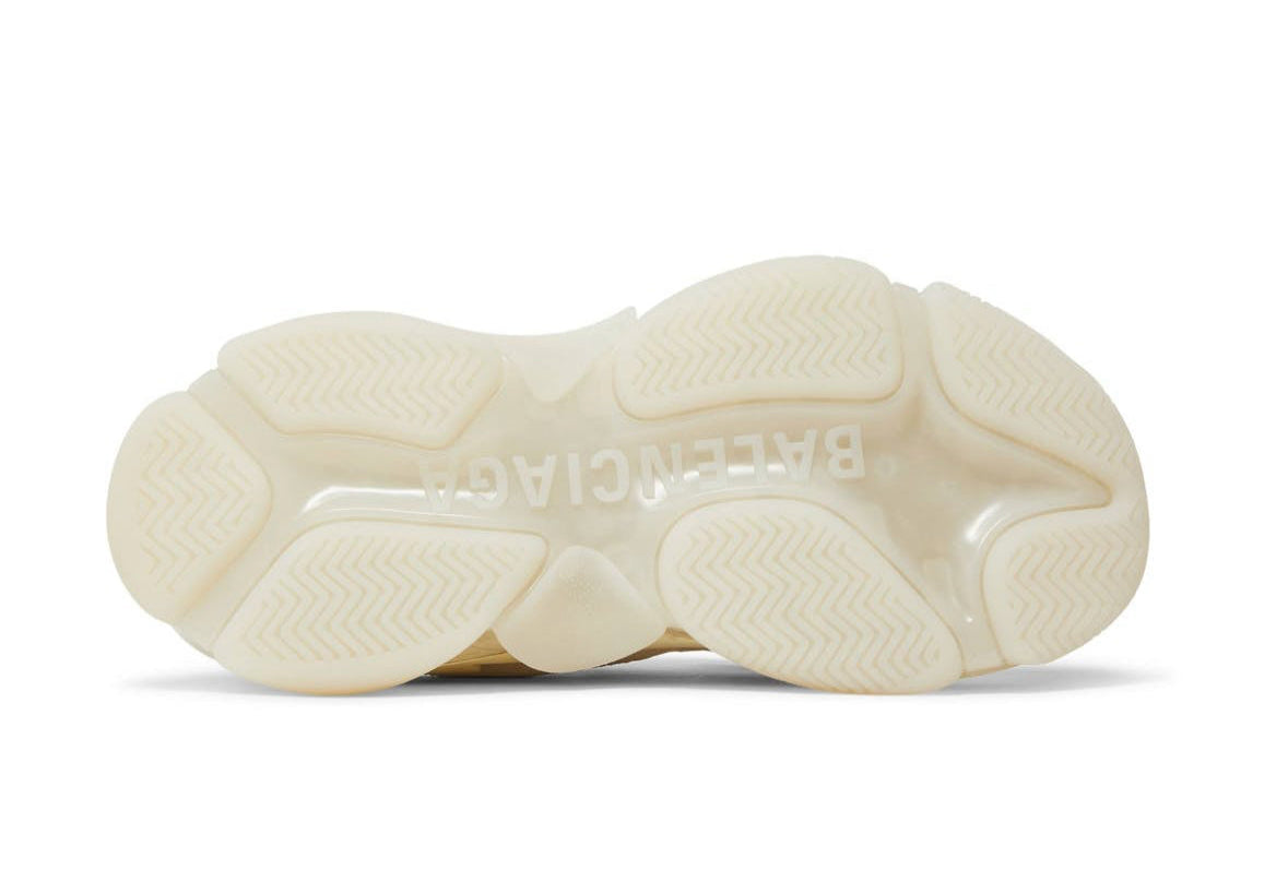 Triple S Sneaker Clear Sole Eggshell