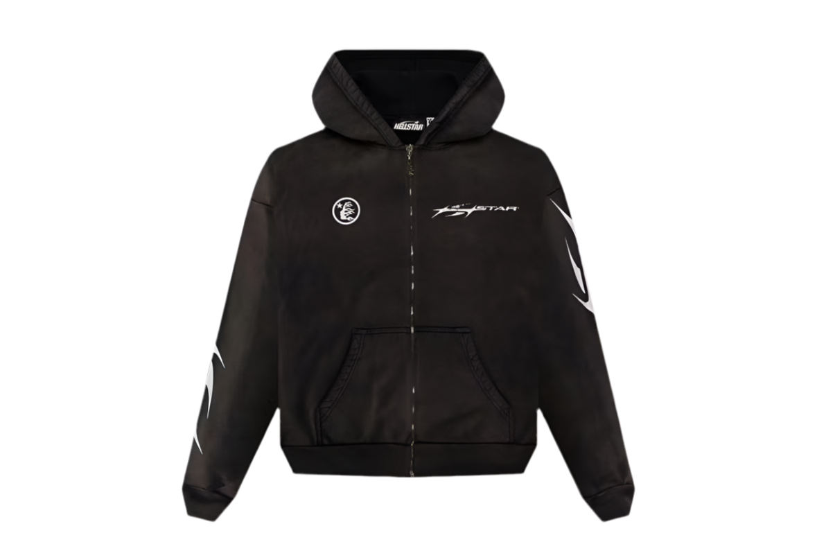 Logo Zip Up Black