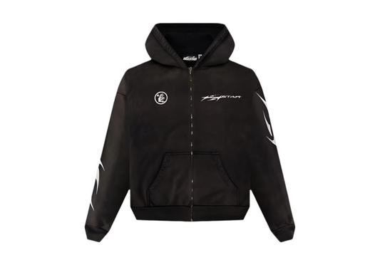 Logo Zip Up Black