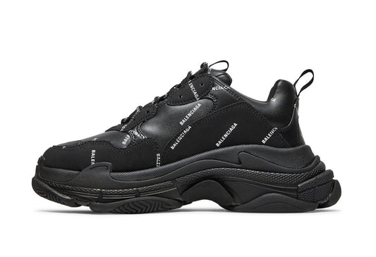 Triple S Trainer All Over Logo Black