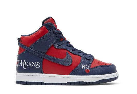 SB Dunk High By Any Means Navy