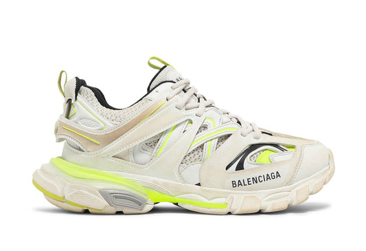 Track Sneaker White Fluo Yellow