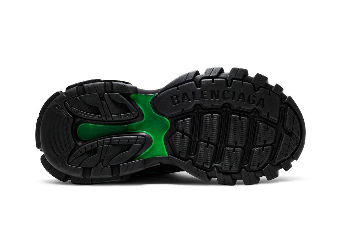 Track Sneaker Black Green
