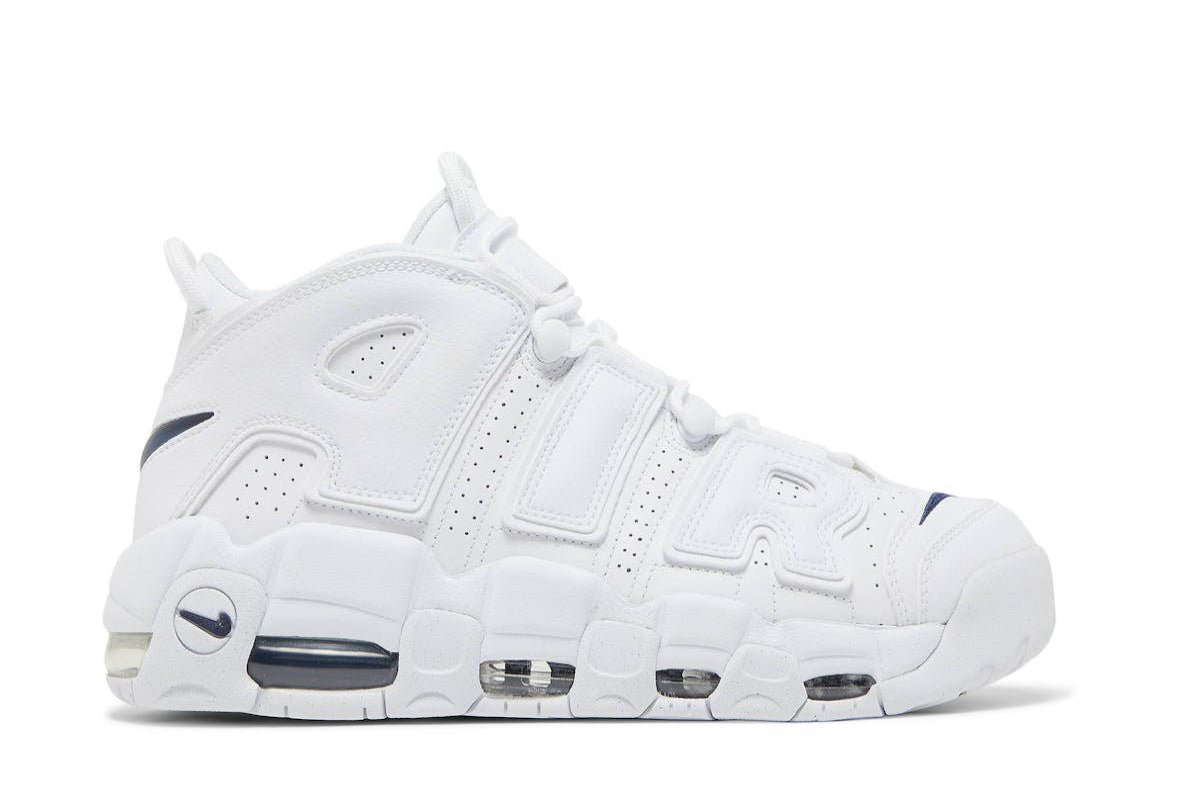 Air More Uptempo White Navy
