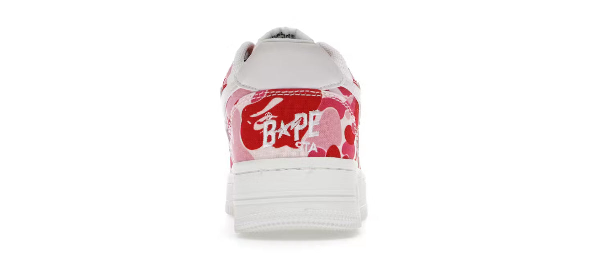 BAPE Bapesta Low Pink ABC Camo