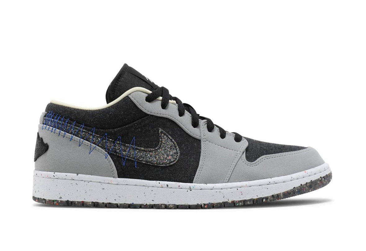 Jordan 1 Low Crater Black Grey