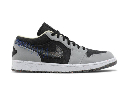 Jordan 1 Low Crater Black Grey