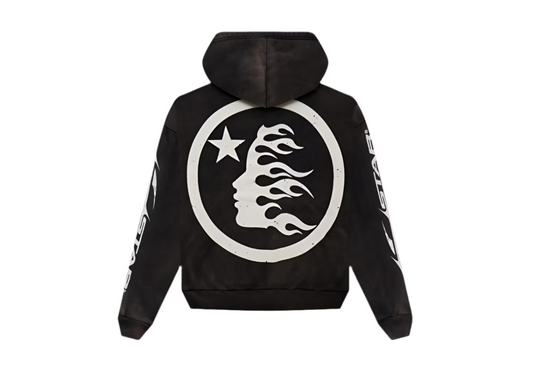 Logo Zip Up Black