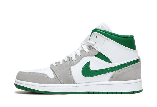 Jordan 1 Mid Grey Pine Green