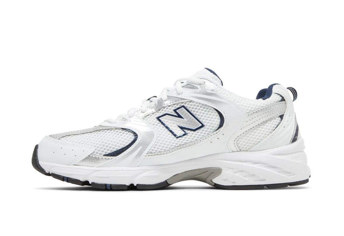 530 White Silver Navy