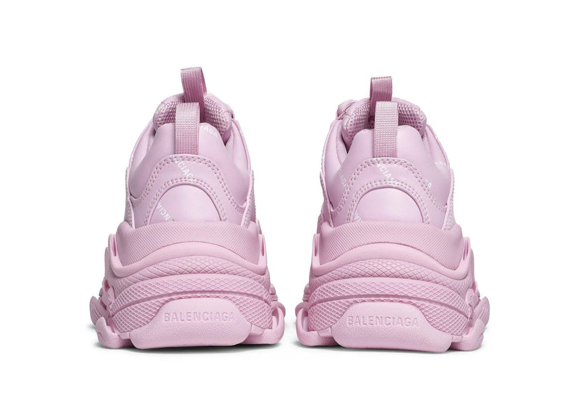 Triple S Sneaker All Over Logo Pink