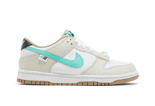 Dunk Low Split Seam White Tan Mint