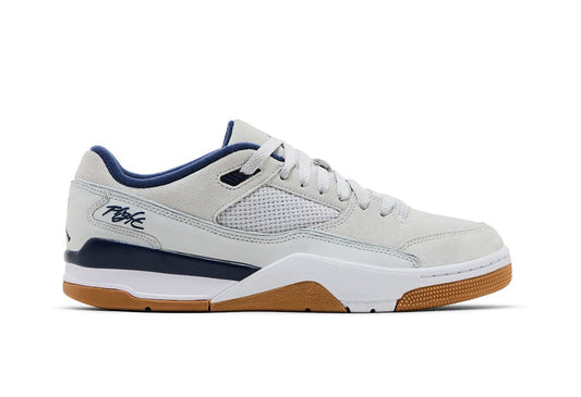 Jordan Flight Court Neutral Grey Midnight Navy Gum