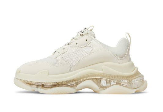 Triple S Sneaker Clear Sole Eggshell