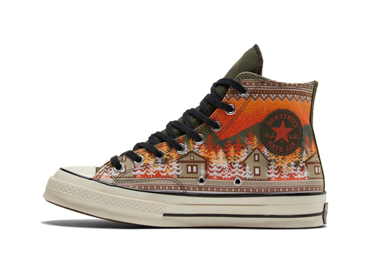Chuck 70 High Holiday Sweater Orange