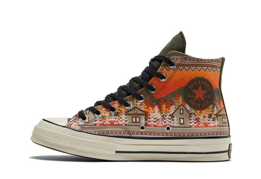 Chuck 70 High Holiday Sweater Orange
