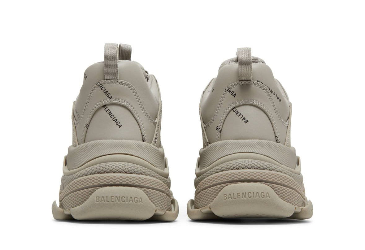 Triple S Sneaker All Over Logo Beige