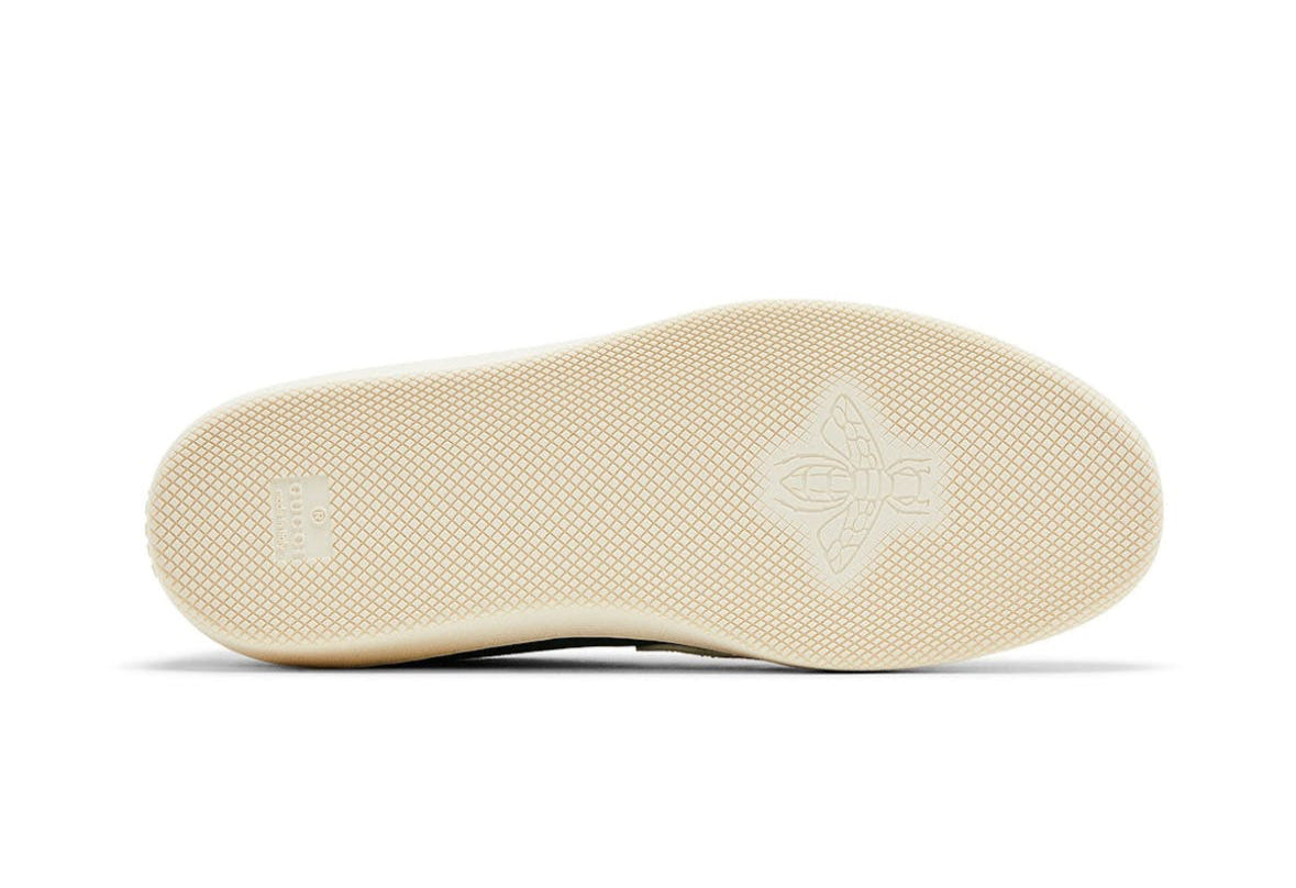 G74 Interlocking G Green Suede