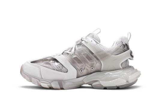 Track Sneaker Clear Sole Light Grey