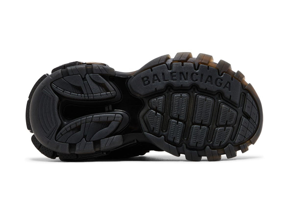 Track Sneaker Clear Sole Black