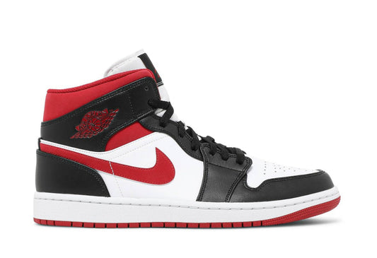 Jordan 1 Mid Black Gym Red