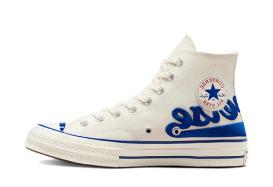 Chuck 1970 High Milk White Blue