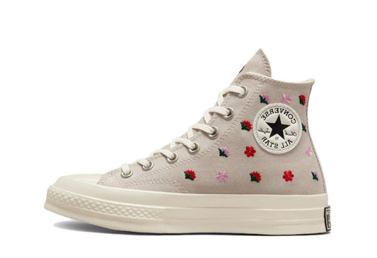 Chuck 70 High Floral Embroidery