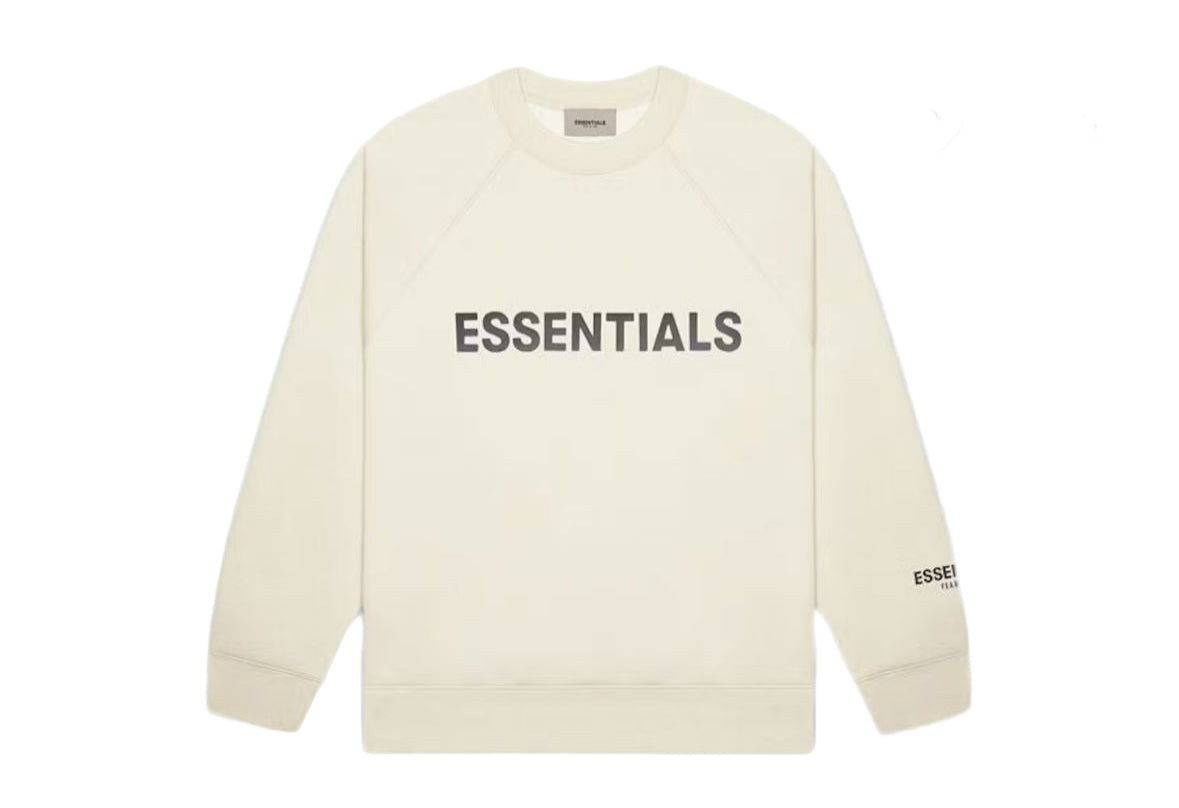 Crewneck Appliqué Logo Buttercream