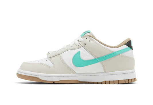 Dunk Low Split Seam White Tan Mint