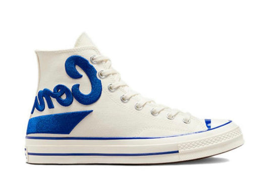 Chuck 1970 High Milk White Blue