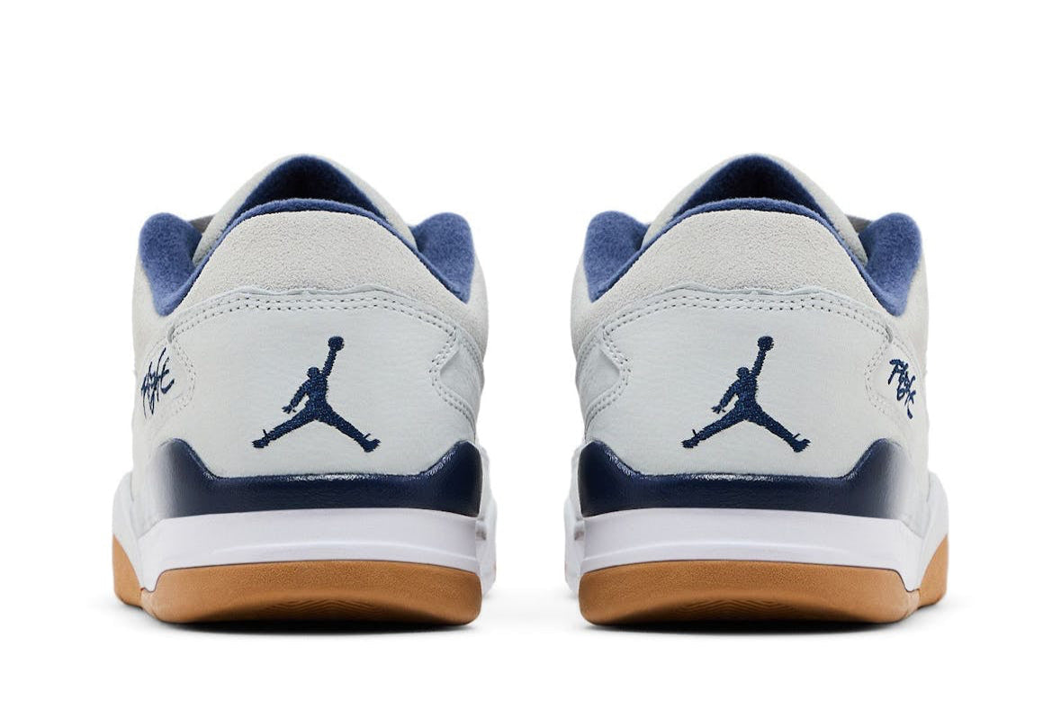 Jordan Flight Court Neutral Grey Midnight Navy Gum