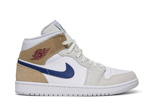 Jordan 1 Mid Tan Suede