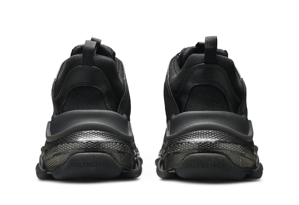 Triple S Sneaker Clear Sole Black